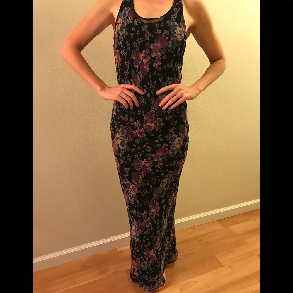 Band of Gypsies long scoop-neck floral dress 👗